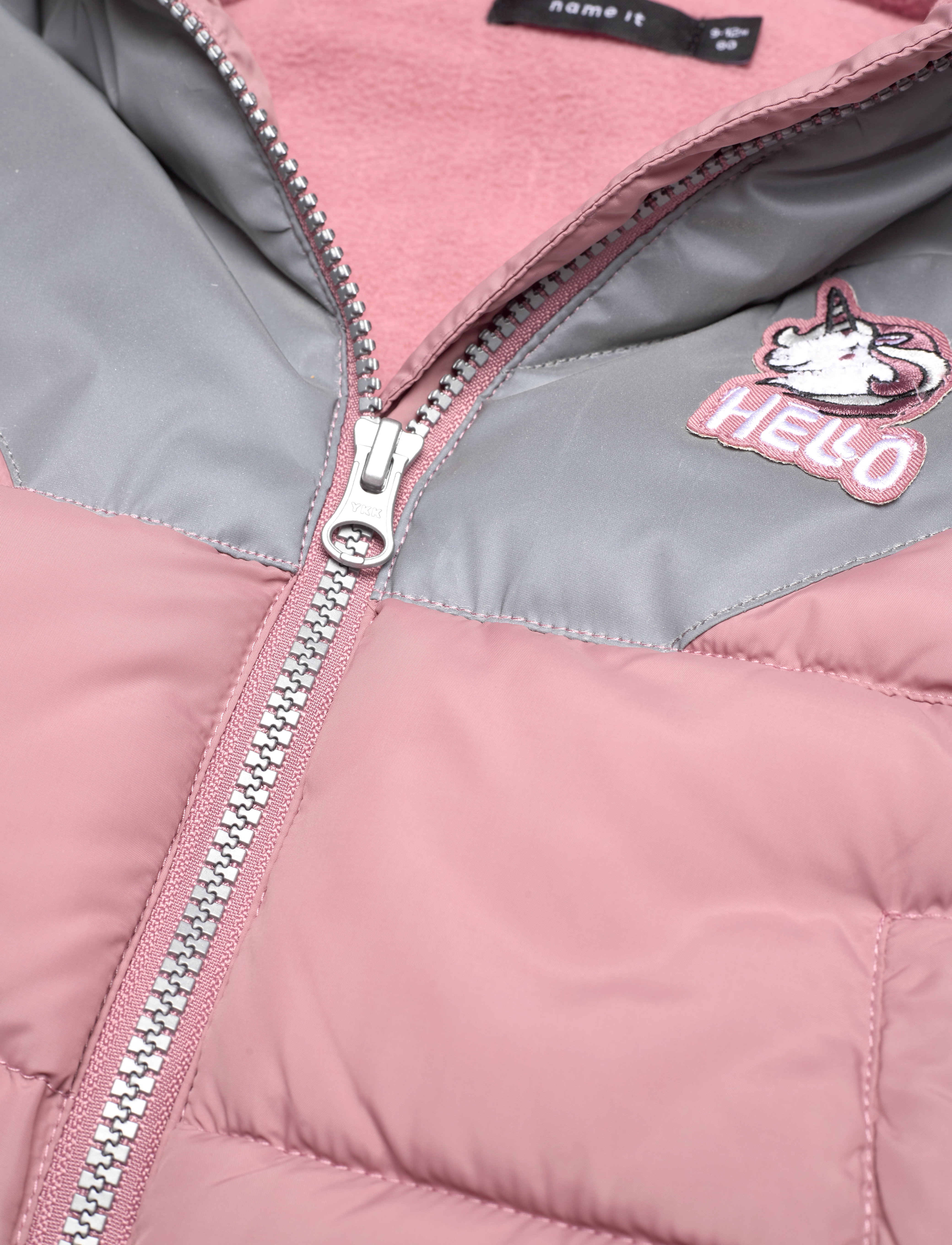 name it - NMFMAREN REFLECTIVE PUFFER JACKET - nostalgia rose - 2