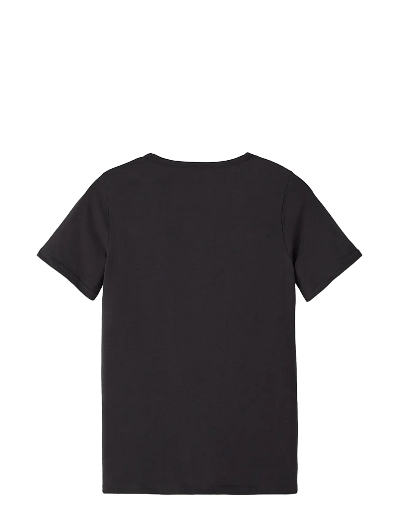 name it - NKMT-SHIRT SLIM 2P NOOS - kortærmede t-shirts - black - 2