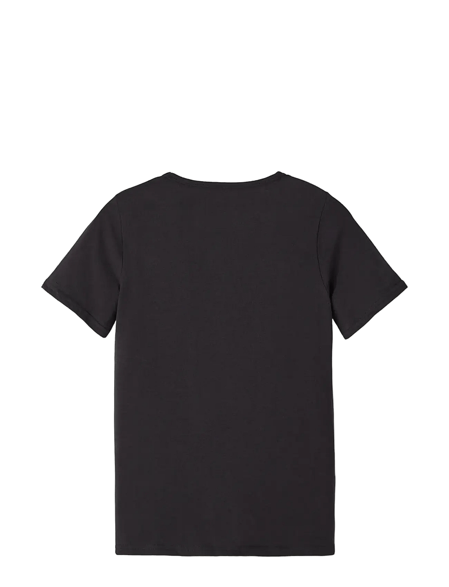 name it - NKMT-SHIRT SLIM 2P NOOS - stutterma bolir - black - 2