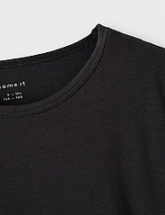 name it - NKMT-SHIRT SLIM 2P NOOS - kortærmede t-shirts - black - 4
