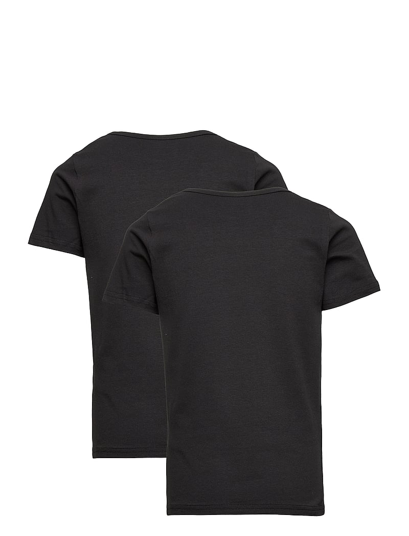 name it - NKMT-SHIRT SLIM 2P NOOS - kortærmede t-shirts - black - 4