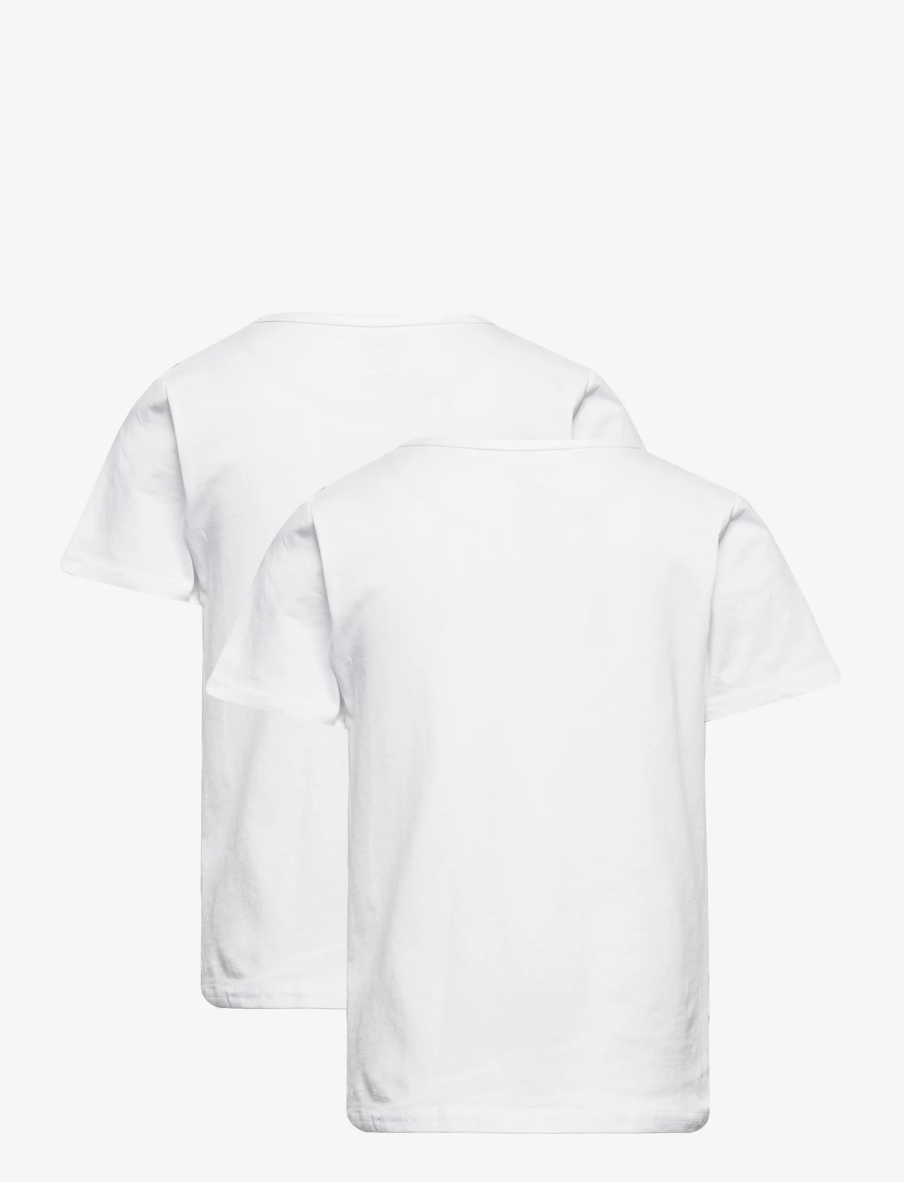 name it - NKMT-SHIRT SLIM 2P NOOS - kortärmade t-shirts - bright white - 1