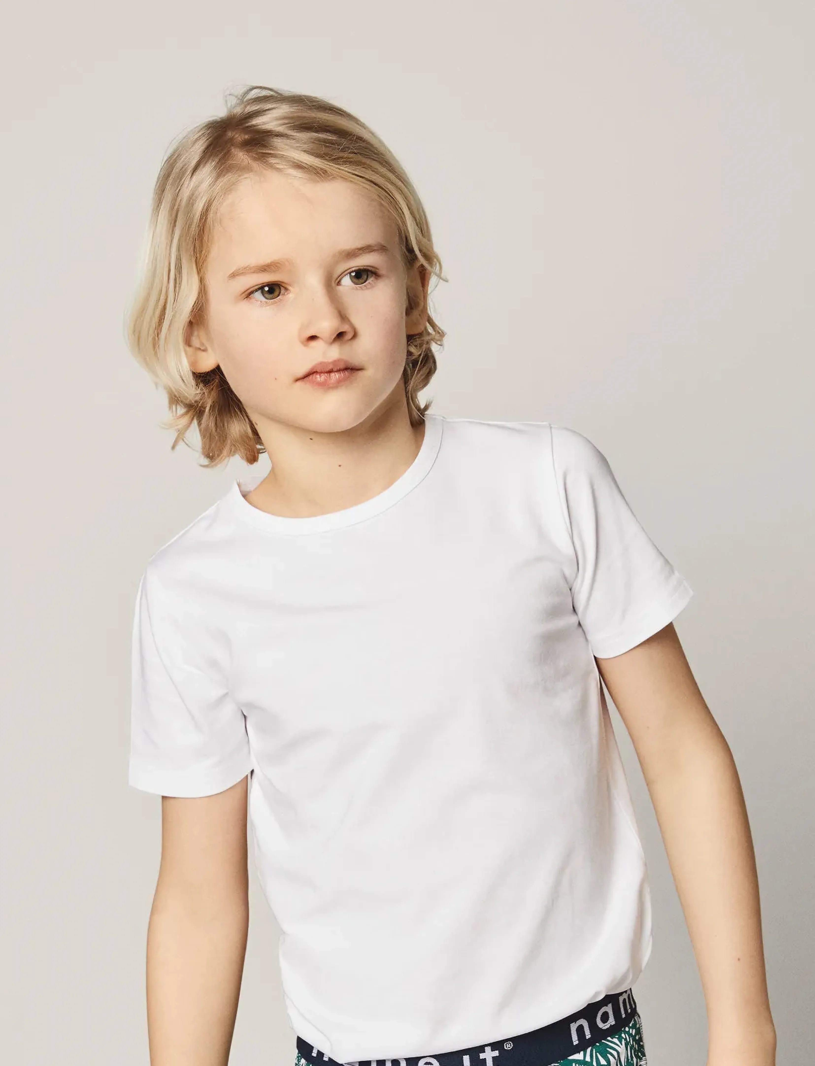 name it - NKMT-SHIRT SLIM 2P NOOS - kurzärmelige - bright white - 4