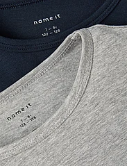 name it - NKMT-SHIRT SLIM 2P NOOS - kortärmade t-shirts - dark sapphire - 2