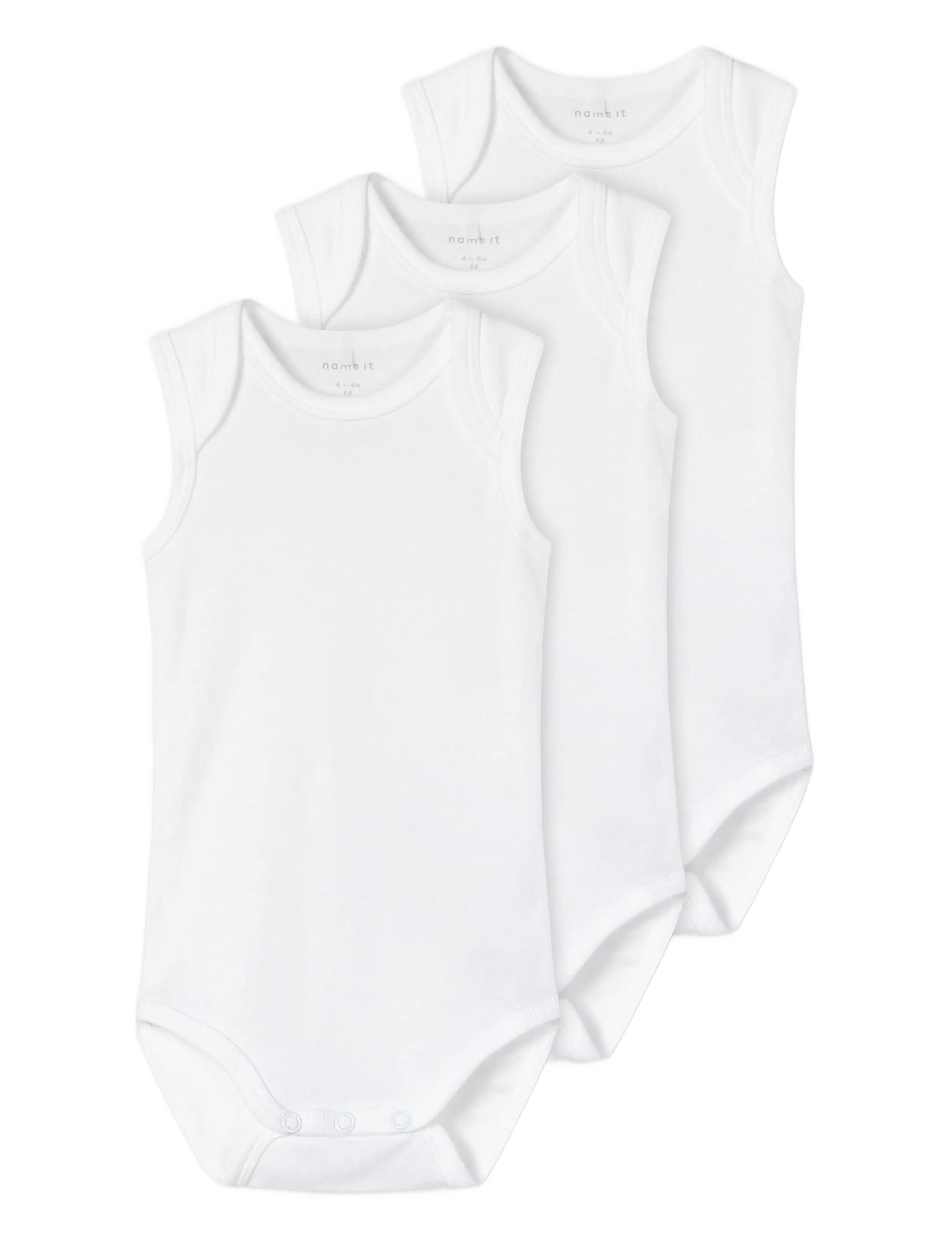 Bright White Tank Solid Noos Body 3-Pak str. 86