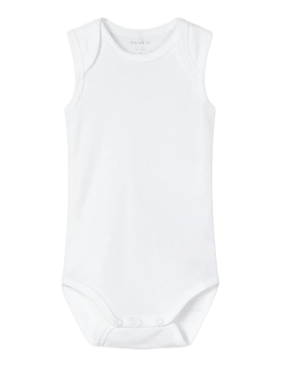 name it - NBNBODY 3P TANK SOLID WHITE 3 NOOS - lot de plusieurs bodies - bright white - 2