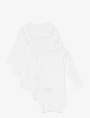 name it - NBNBODY 3P LS SOLID WHITE 3 NOOS - langærmede - bright white - 1
