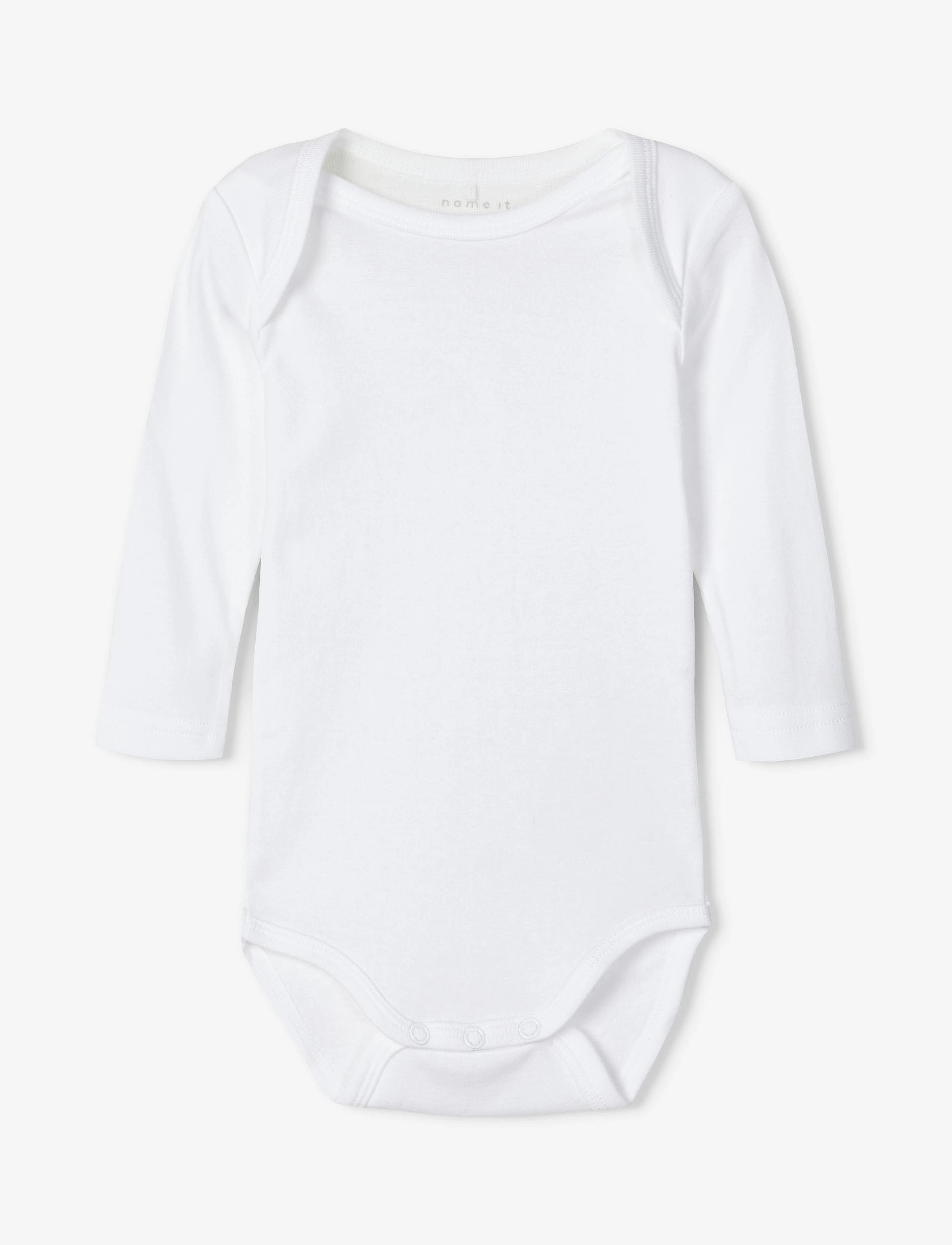 name it - NBNBODY 3P LS SOLID WHITE 3 - bright white - 5
