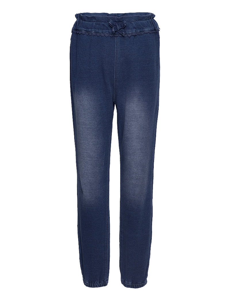 name it - NMFBIBI DNMTORINA SWE PANT NOOS - sweatpants - dark blue denim - 0