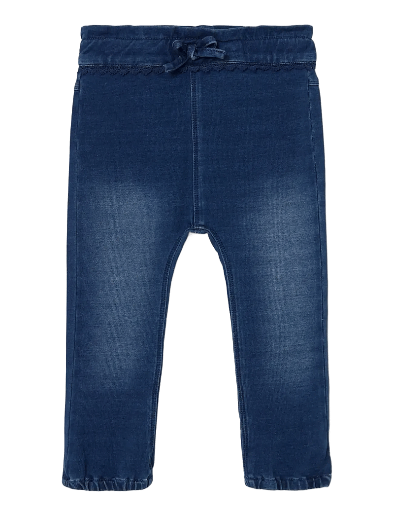 name it - NMFBIBI DNMTORINA SWE PANT NOOS - sweatpants - dark blue denim - 2