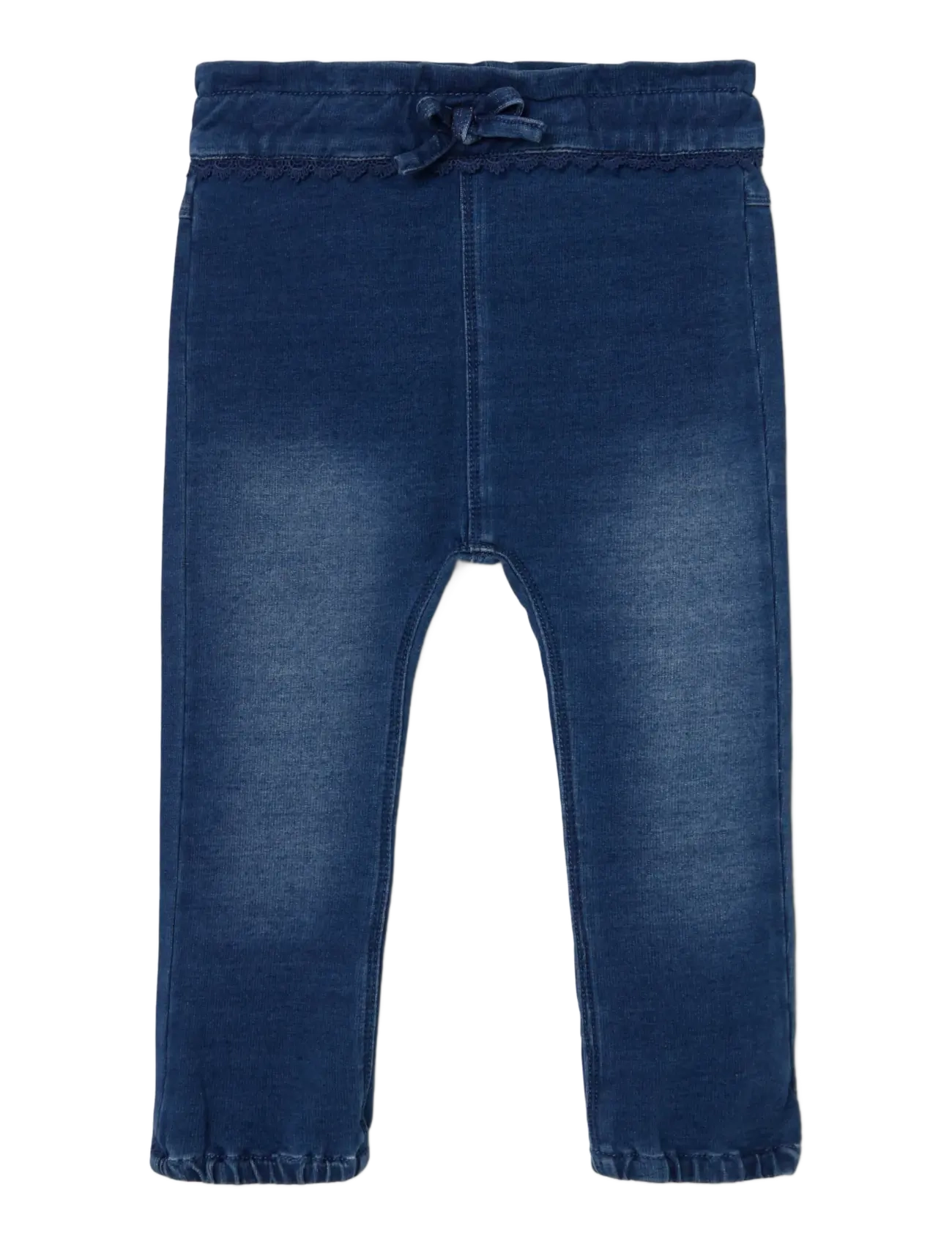name it - NMFBIBI DNMTORINA SWE PANT NOOS - jogginghosen - dark blue denim - 2