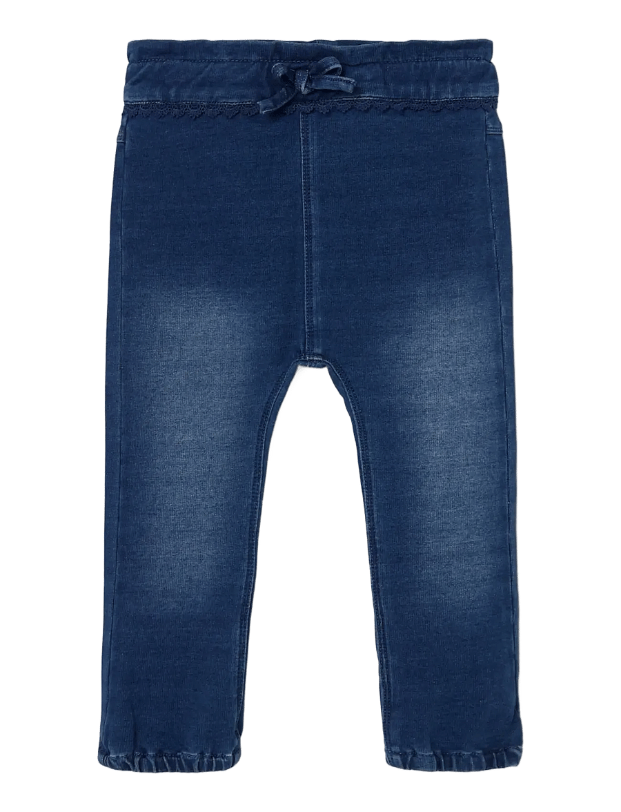 name it - NMFBIBI DNMTORINA SWE PANT NOOS - jogginghosen - dark blue denim - 2