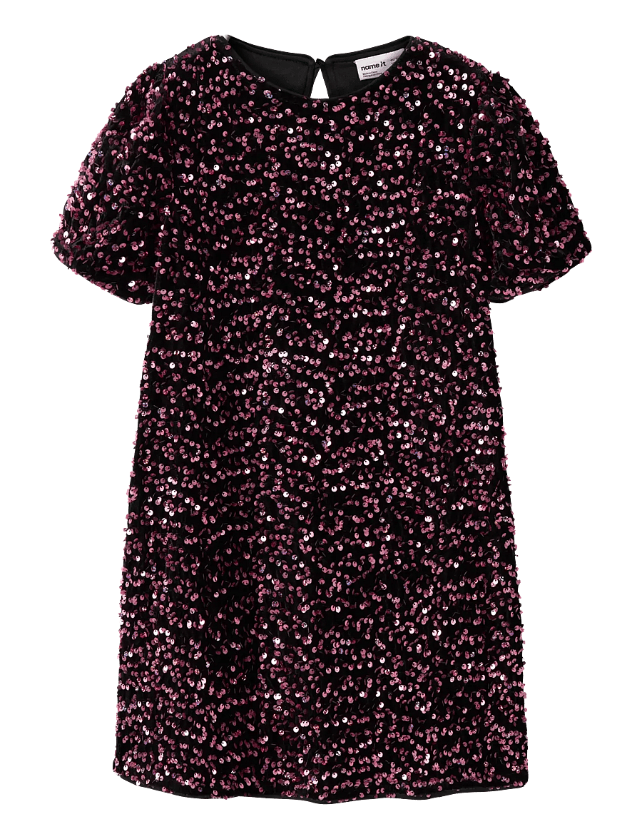name it - NKFRUNICA SS TUNIC - peokleidid - catawba grape - 0