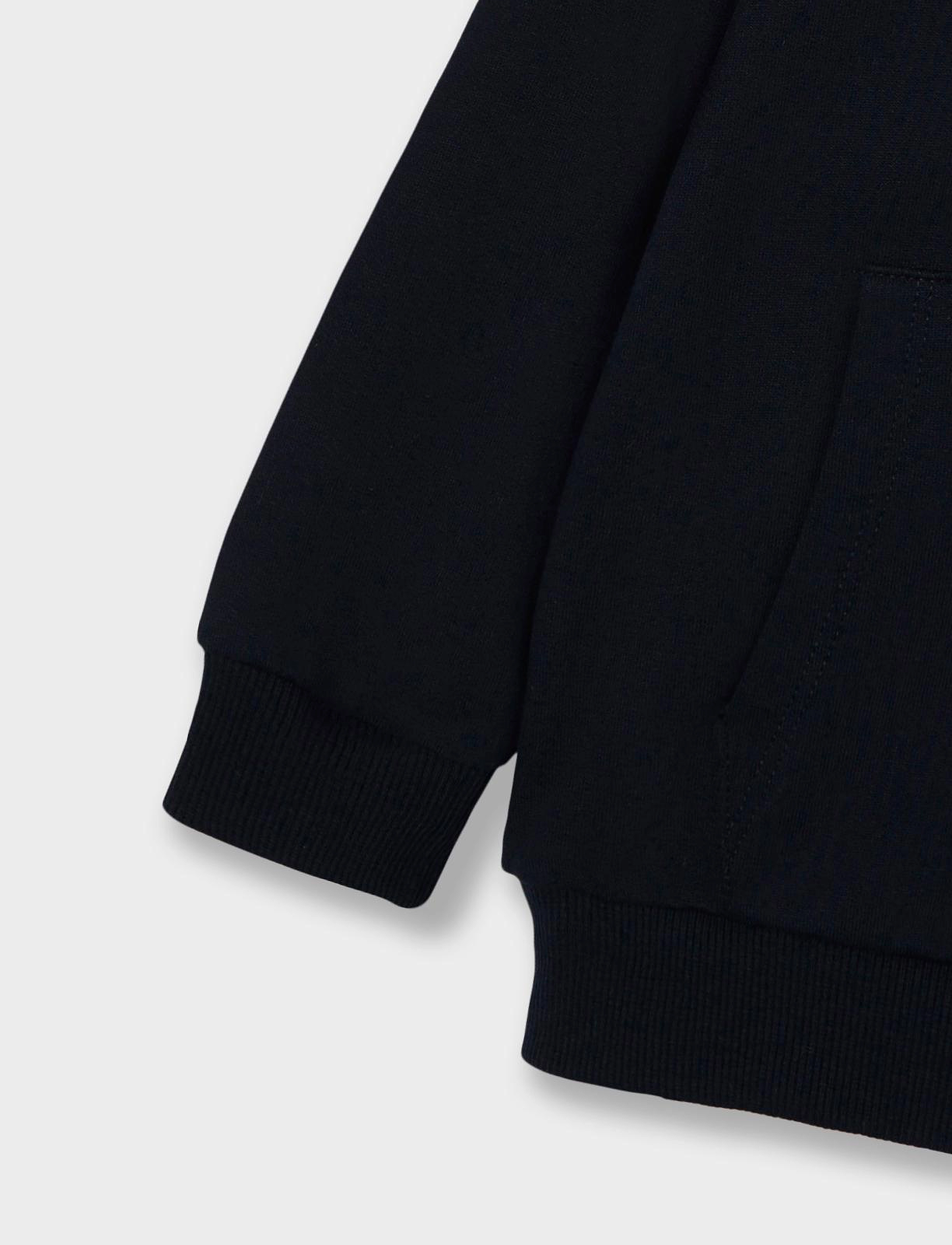 name it - NKMVARICKI LS SWEAT WH BRU S - dark sapphire - 1