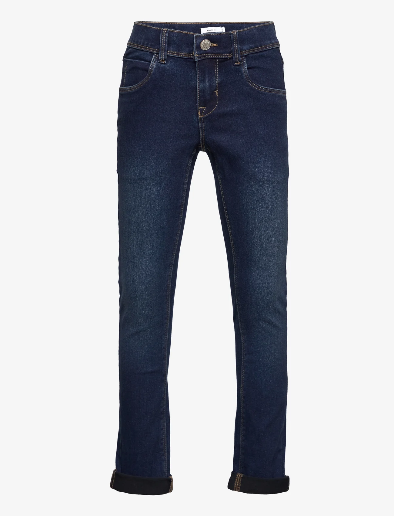 name it - NKFSALLI DNMTINDY PANT - regular jeans - dark blue denim - 0