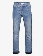 NKFSALLI DNMTINDY PANT - LIGHT BLUE DENIM