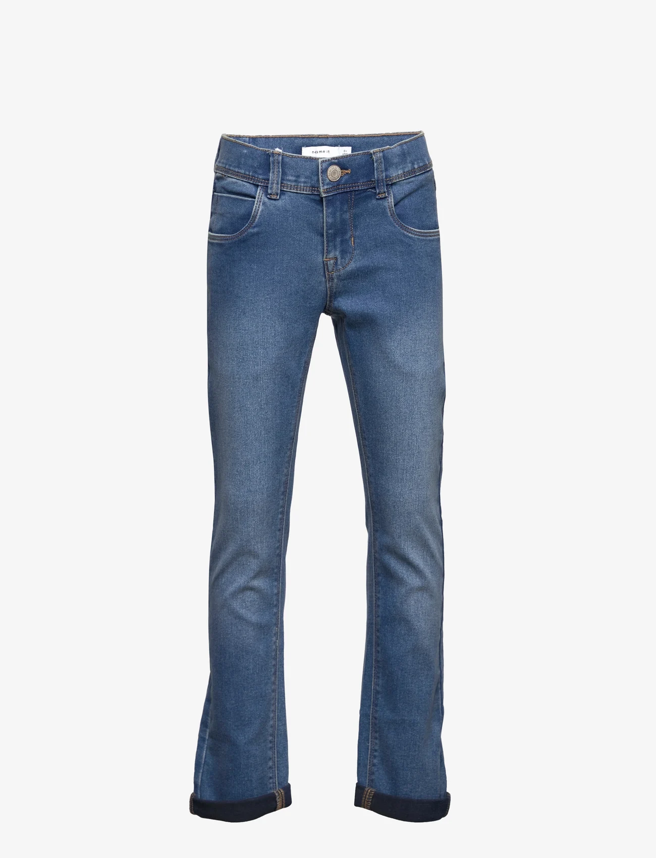 name it - NKFSALLI DNMTINDY PANT - regular jeans - medium blue denim - 0