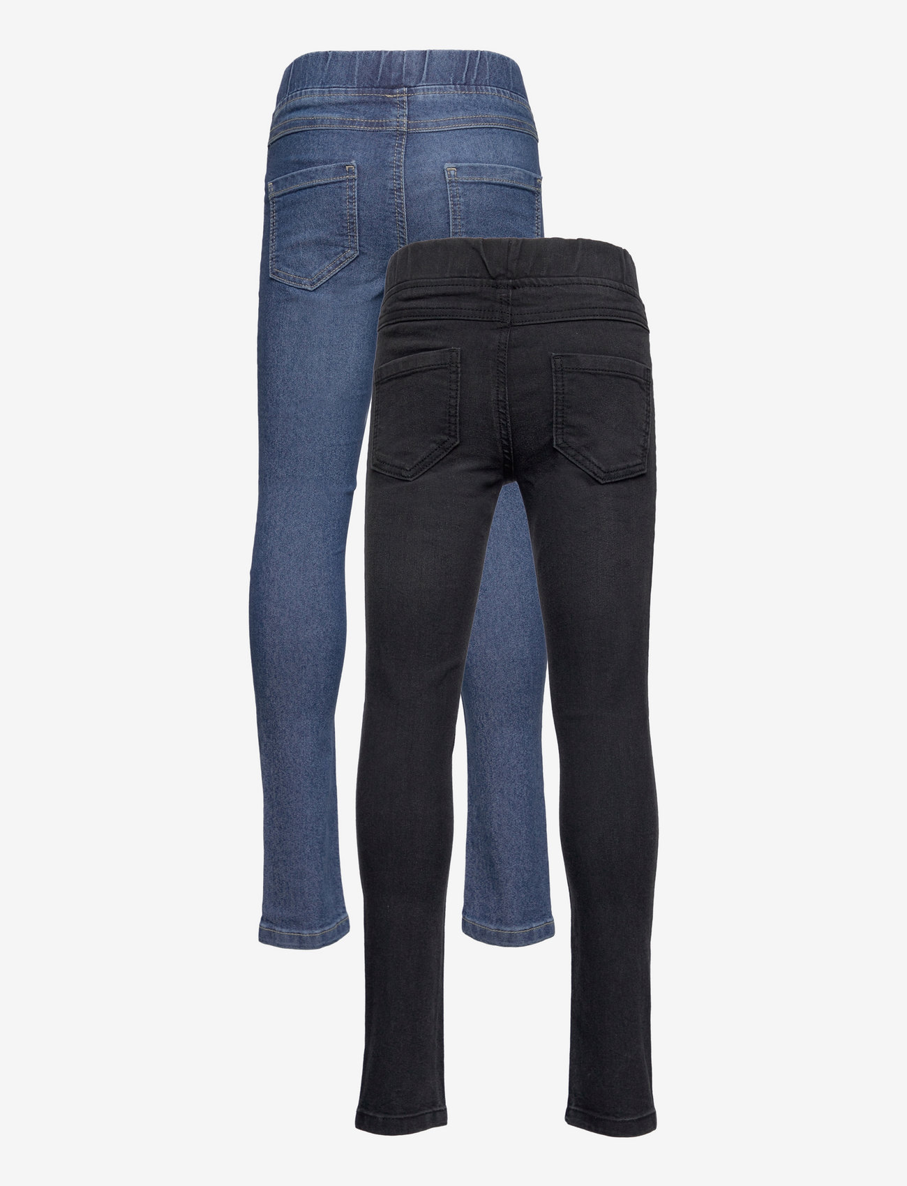 name it - NKFPOLLY DNMTINN LEGGING 2 PCK - skinny jeans - black denim - 1