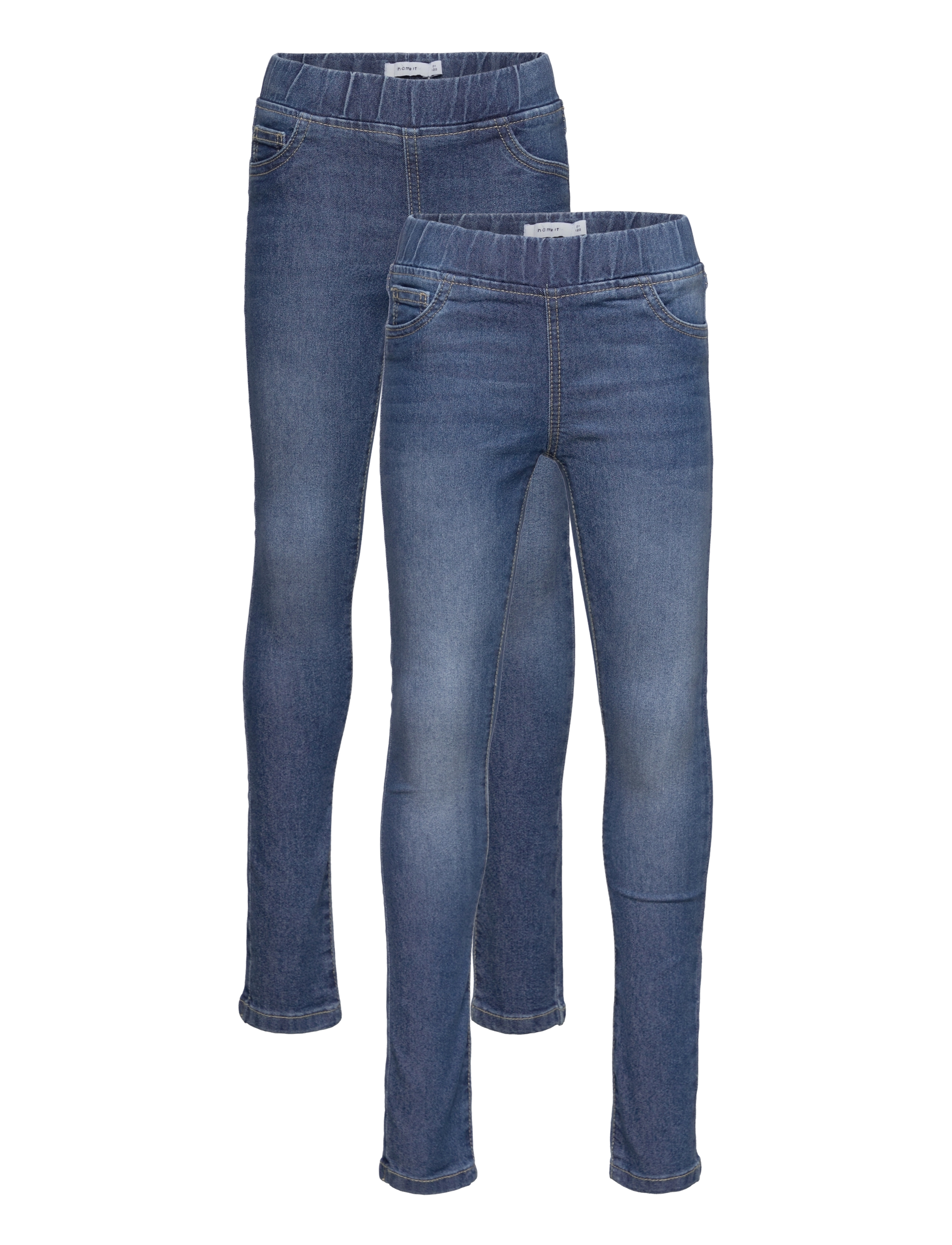 name it NKFPOLLY DNMTINN LEGGING 2 PCK - Teksad - MEDIUM BLUE DENIM / blue