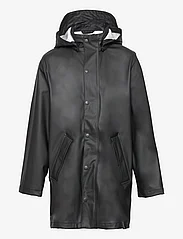 name it - NKNDRY RAIN JACKET LONG 1FO NOOS - rain jackets - black - 0