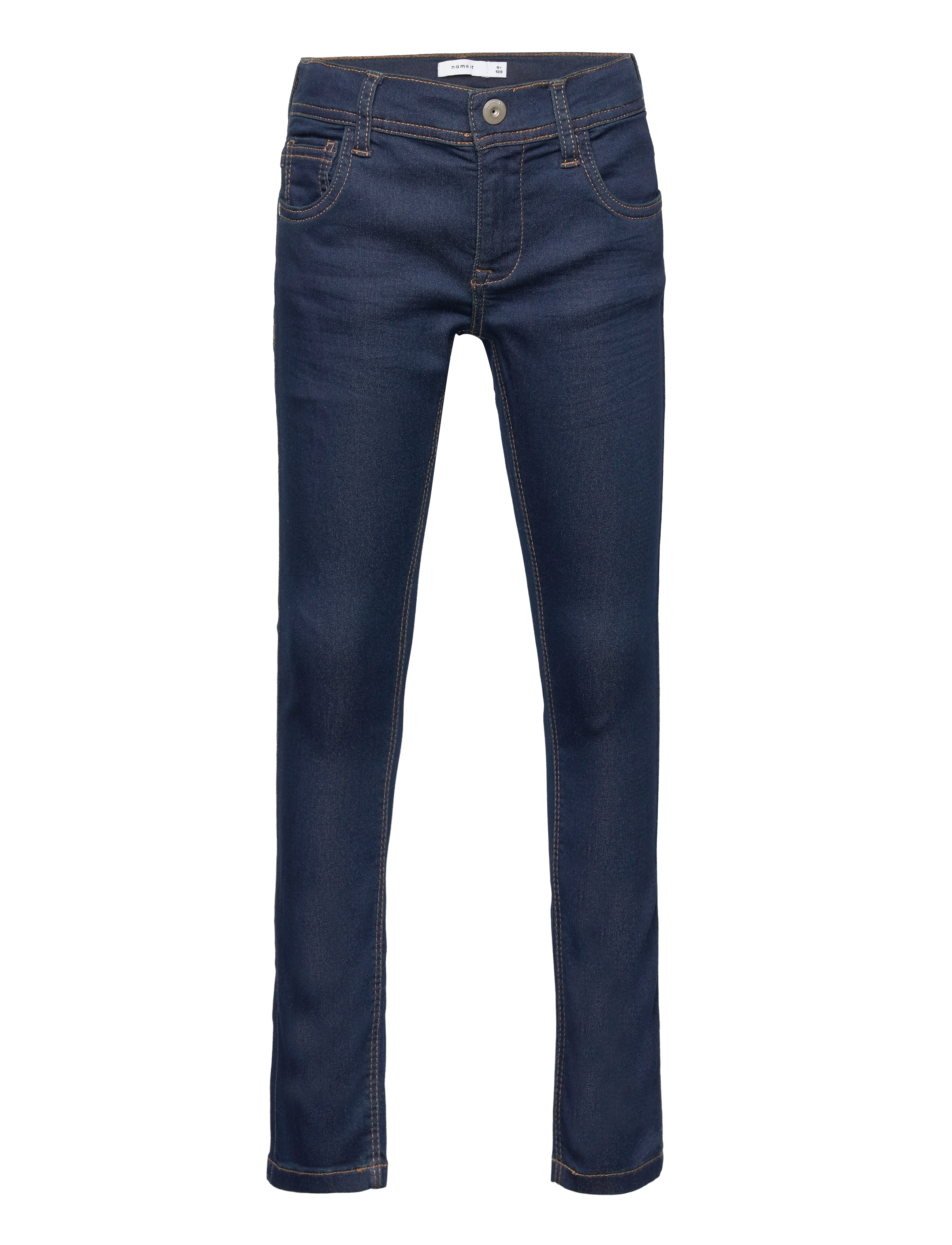 name it - NKMRYAN SLIM SWE JEANS 6116-TH NOOS - skinny džinsi - dark blue denim - 1