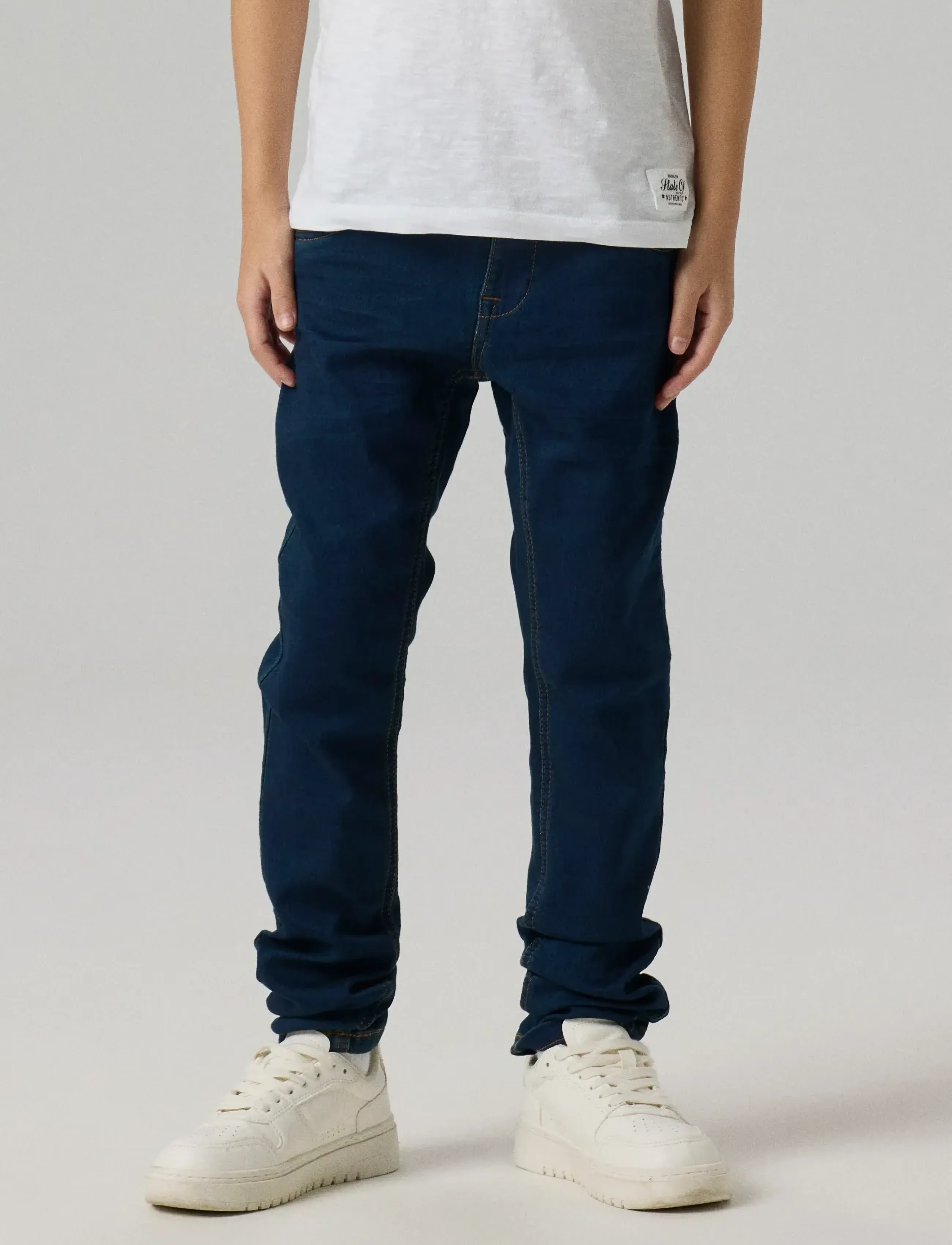 name it NKMRYAN SLIM SWE JEANS 6116-TH NOOS - Underdele - DARK BLUE DENIM / blue