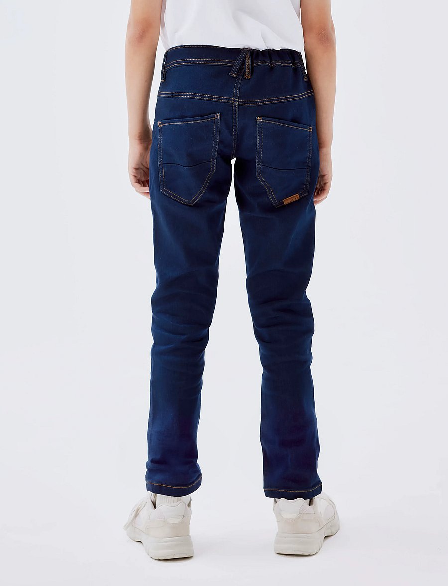 name it - NKMRYAN SLIM SWE JEANS 6116-TH NOOS - skinny džinsi - dark blue denim - 4