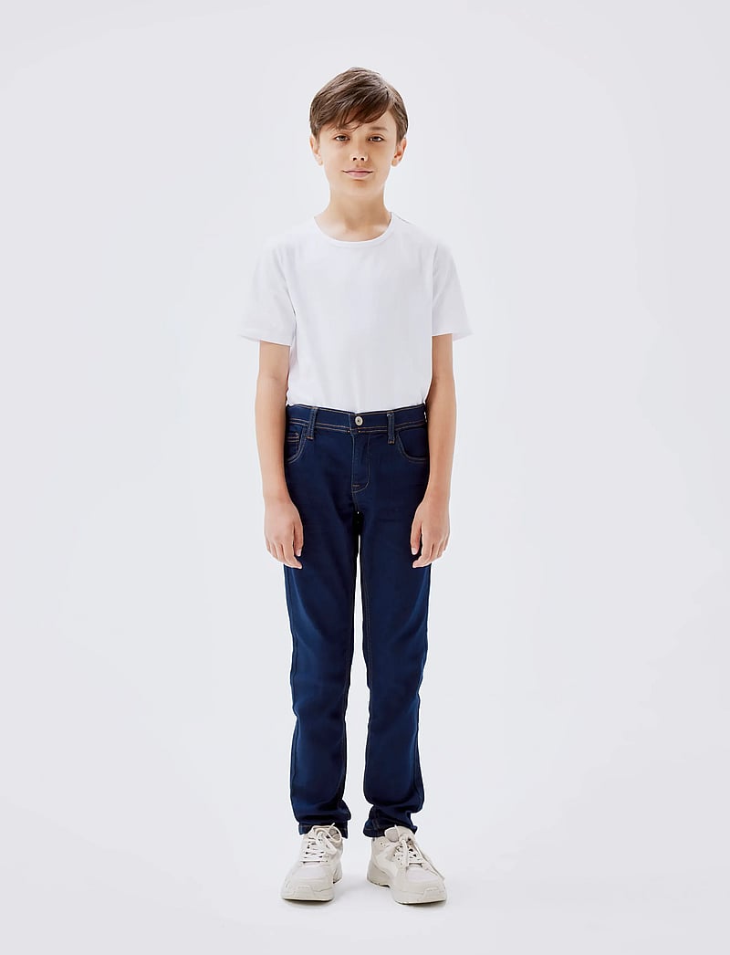 name it - NKMRYAN SLIM SWE JEANS 6116-TH NOOS - skinny jeans - dark blue denim - 4