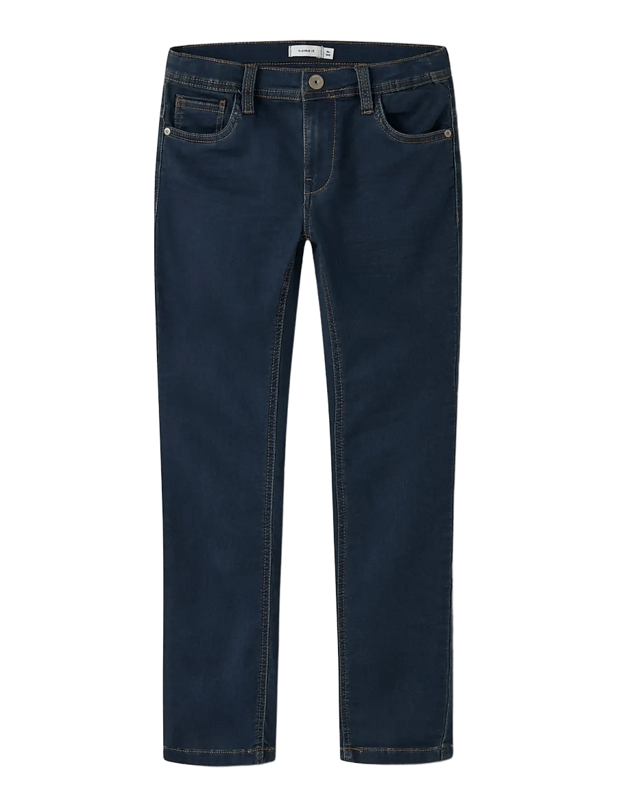name it - NKMRYAN SLIM SWE JEANS 6116-TH NOOS - skinny džinsi - dark blue denim - 3