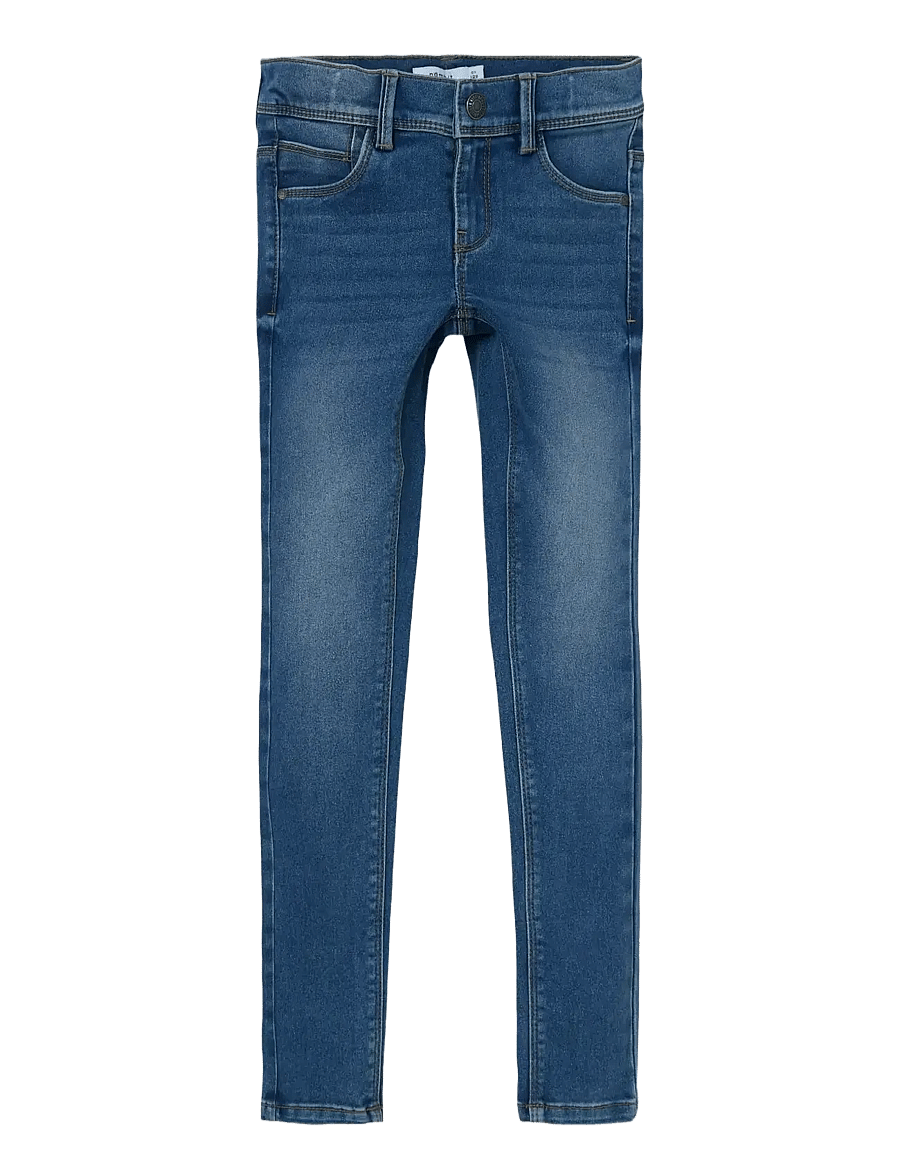 name it - NKFPOLLY SKINNY JEANS 1212-TX NOOS - skinny jeans - medium blue denim - 0