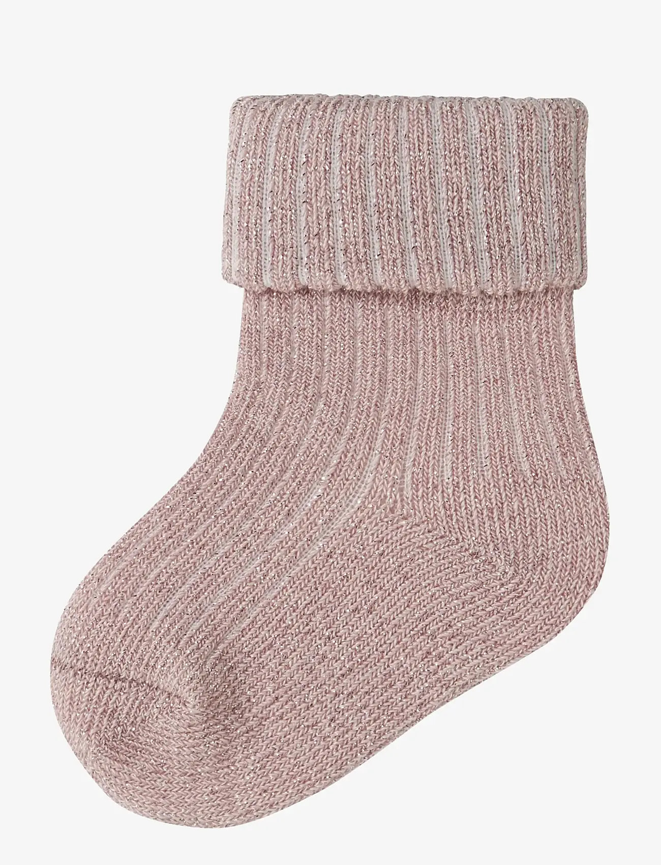 name it - NBFNOBBA GLITTER SOCK - burnished lilac - 0