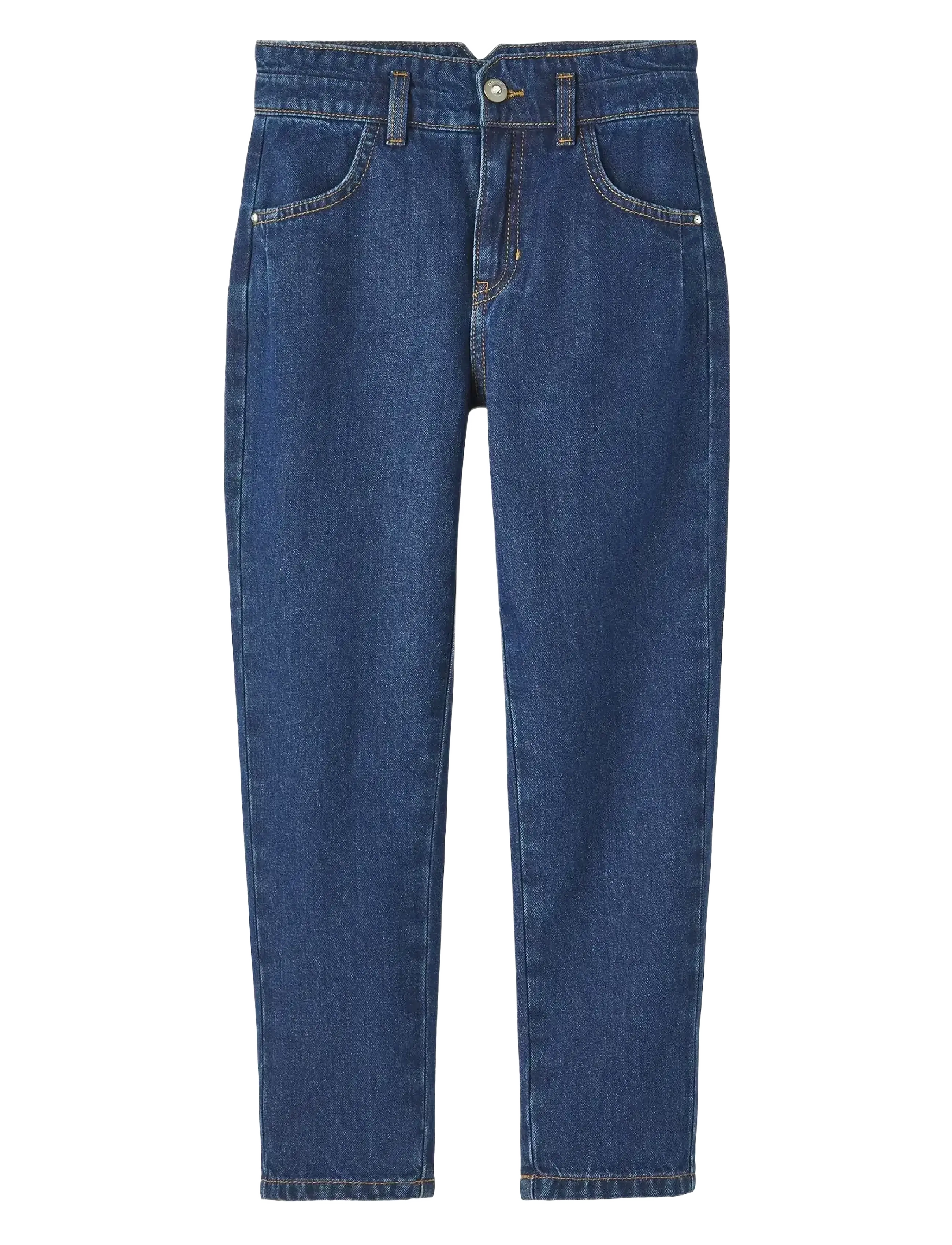 name it NKFBELLA HW MOM AN JEANS 1092-DO NOOS - Deals - DARK BLUE DENIM / blue