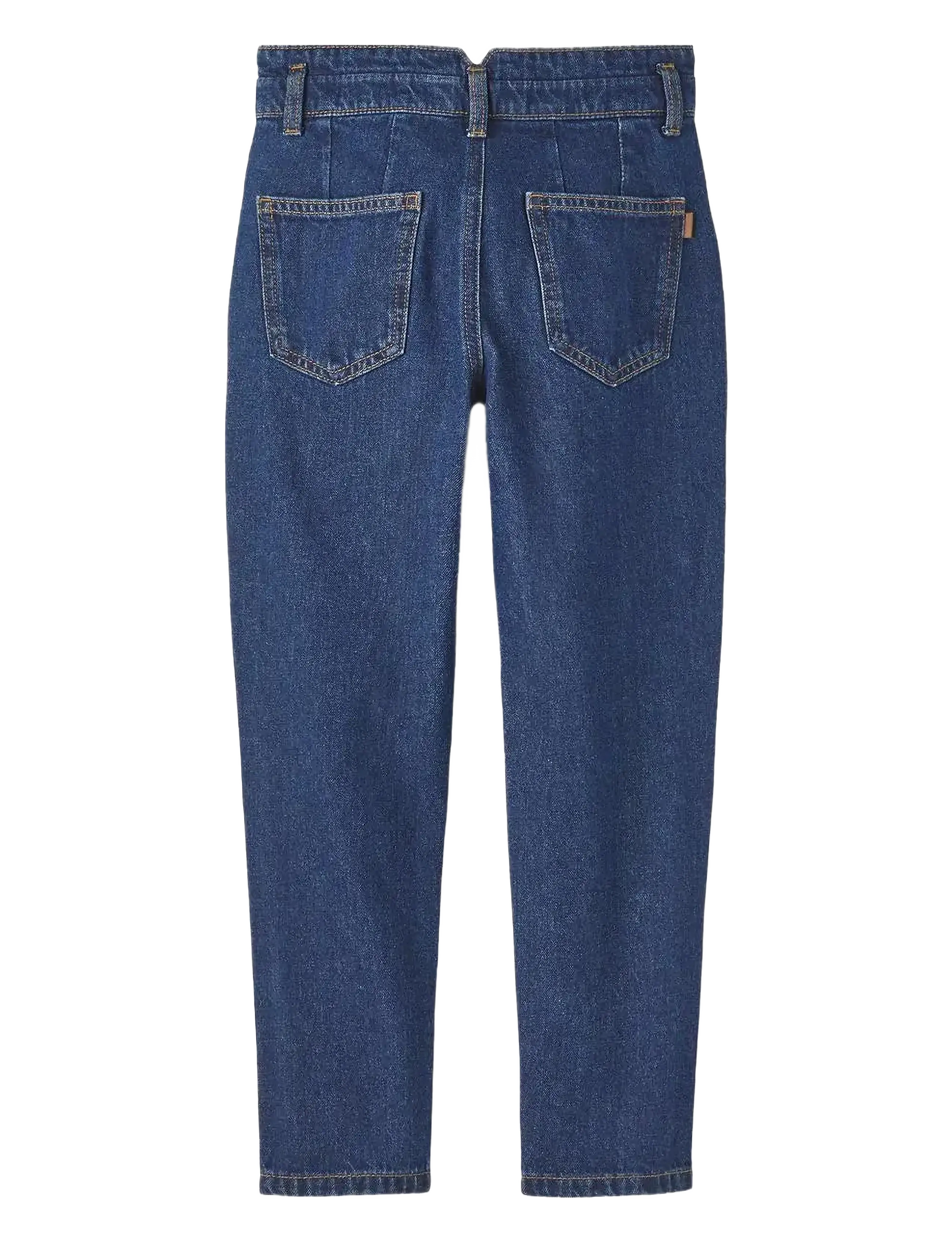 name it - NKFBELLA HW MOM AN JEANS 1092-DO NOOS - gallabuxur - dark blue denim - 1