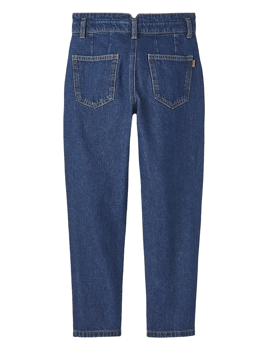 name it - NKFBELLA HW MOM AN JEANS 1092-DO NOOS - gallabuxur - dark blue denim - 1