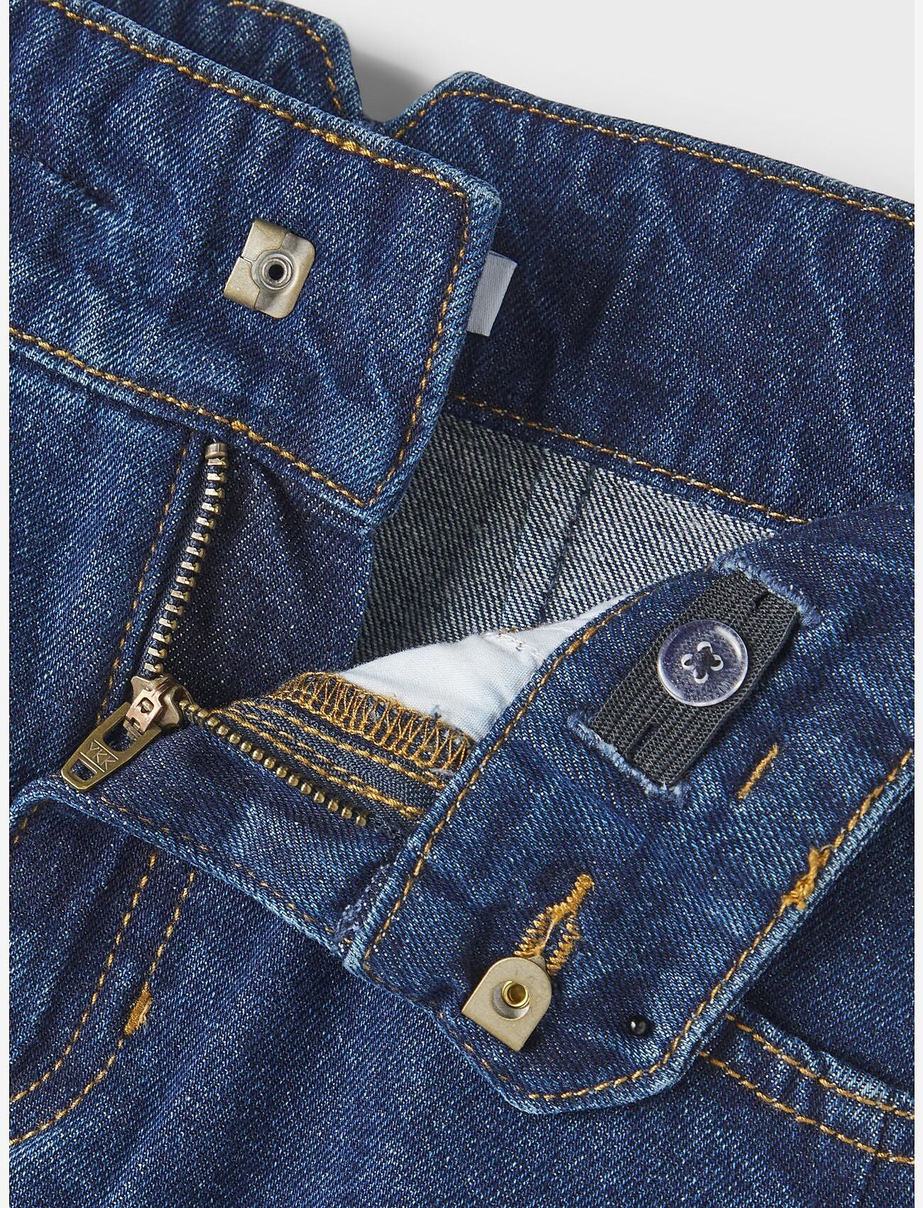 name it - NKFBELLA HW MOM AN JEANS 1092-DO NOOS - tavalised teksad - dark blue denim - 3