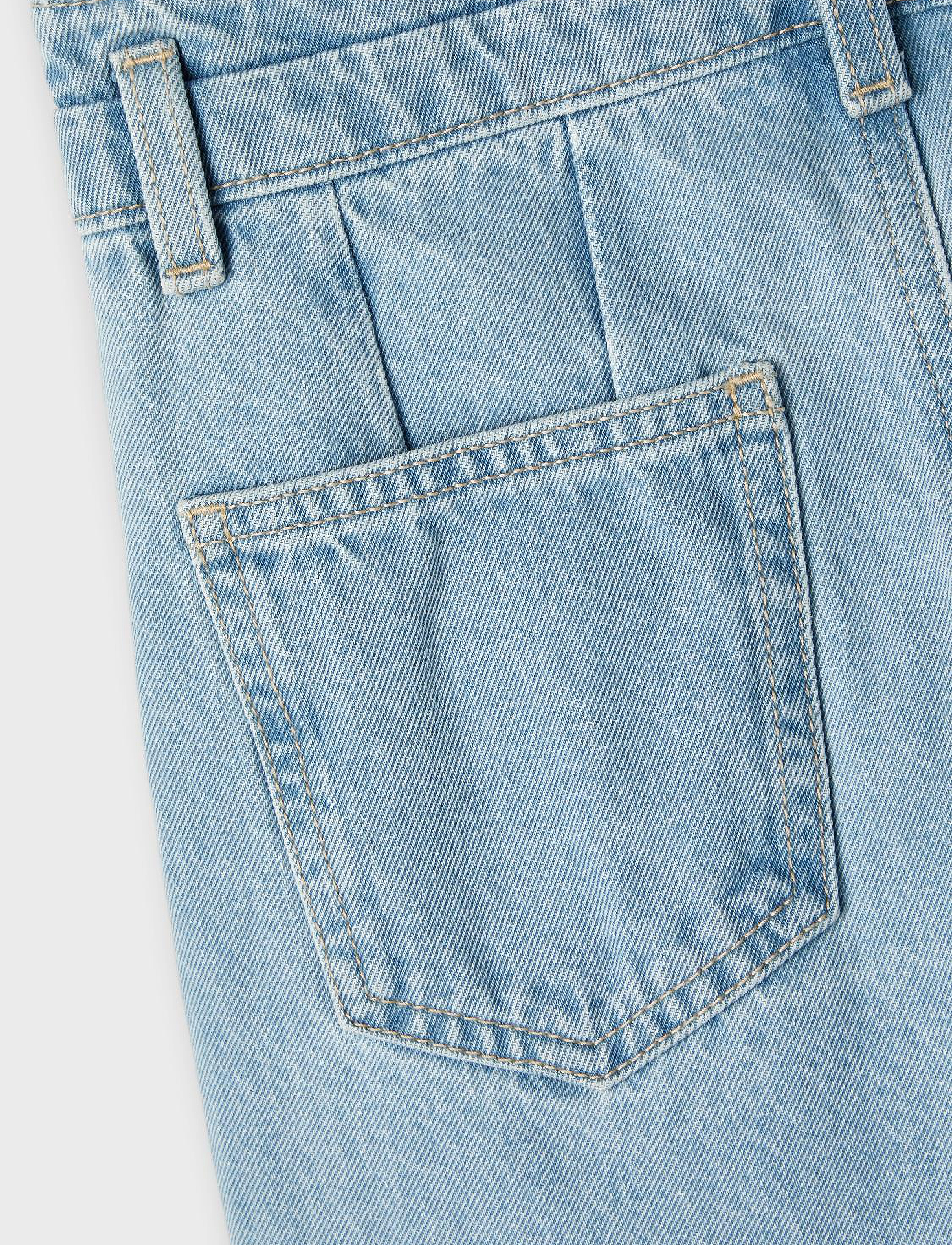 name it - NKFBELLA HW MOM AN JEANS 1092-DO NOOS - light blue denim - 4