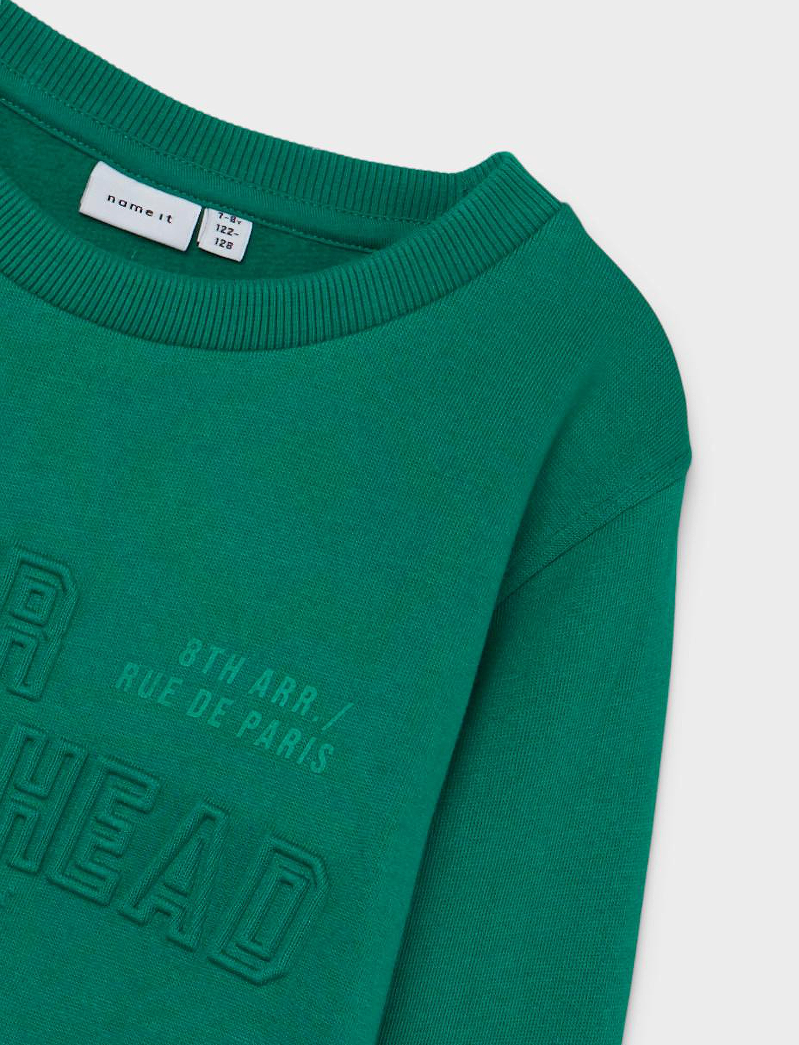 name it - NKMSAJESPER LS SWEAT BRU - lush meadow - 1