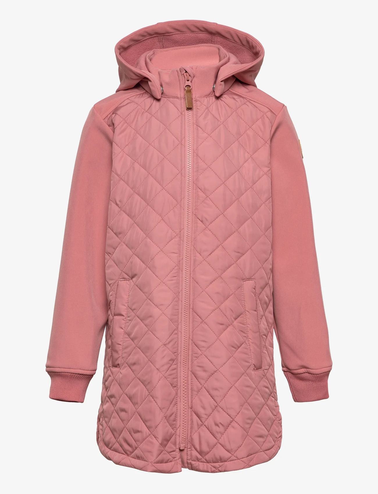 name it - NKFALFA JACKET QUILT FO TB - quilted jakker - old rose - 0