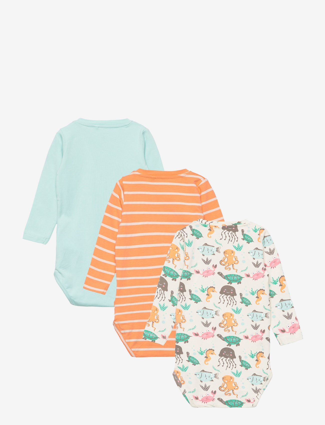 name it - NBNOCEAN 3P LS BODY - whitecap gray - 1