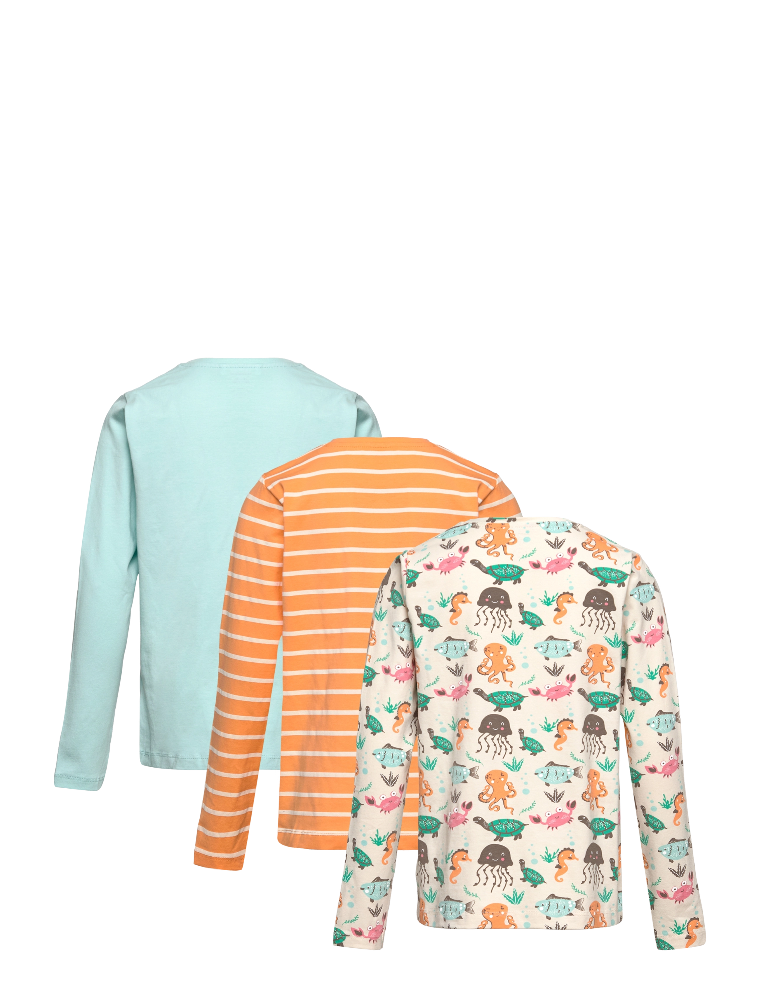 name it - NMNOCEAN 3P LS TOP - whitecap gray - 1