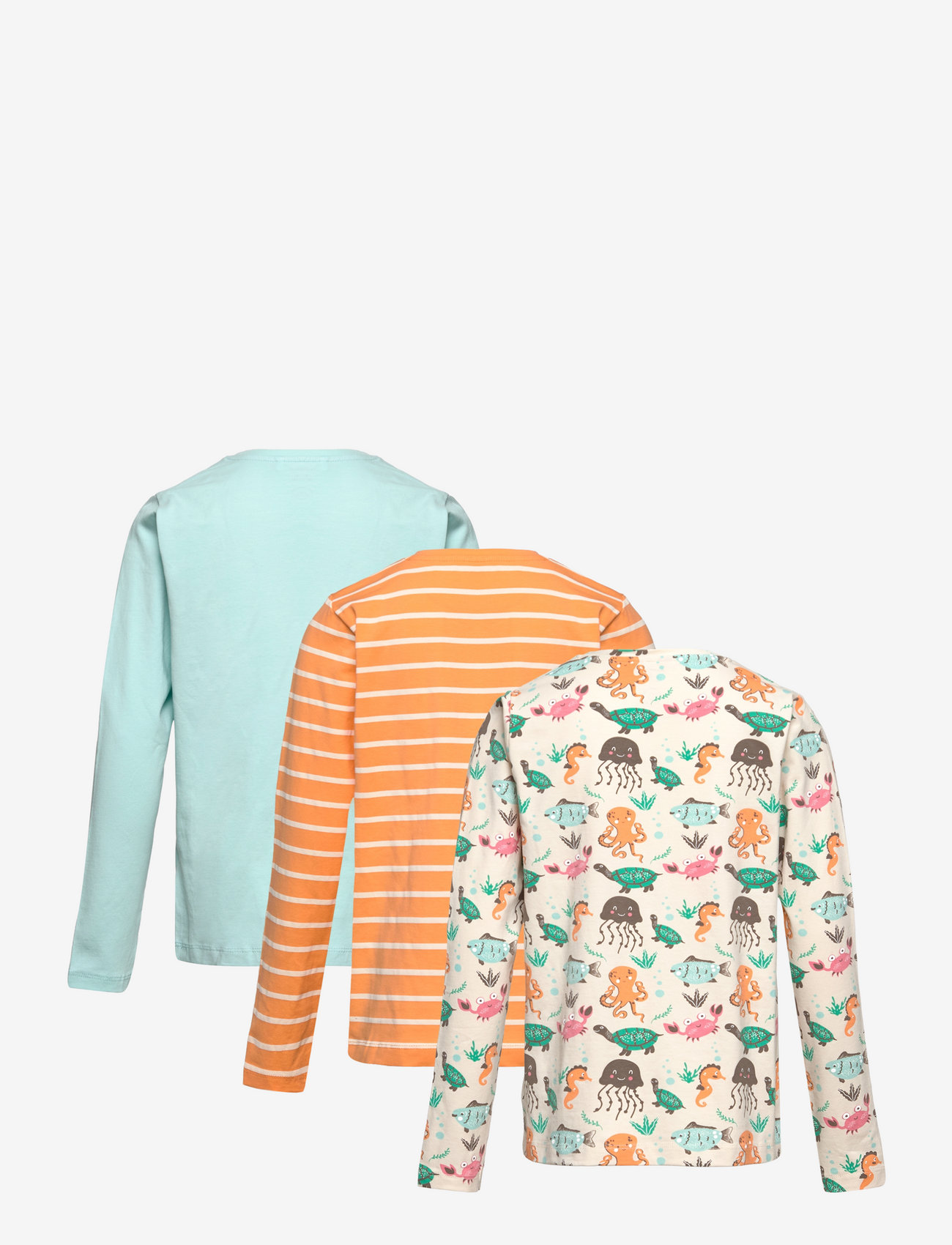 name it - NMNOCEAN 3P LS TOP - whitecap gray - 1