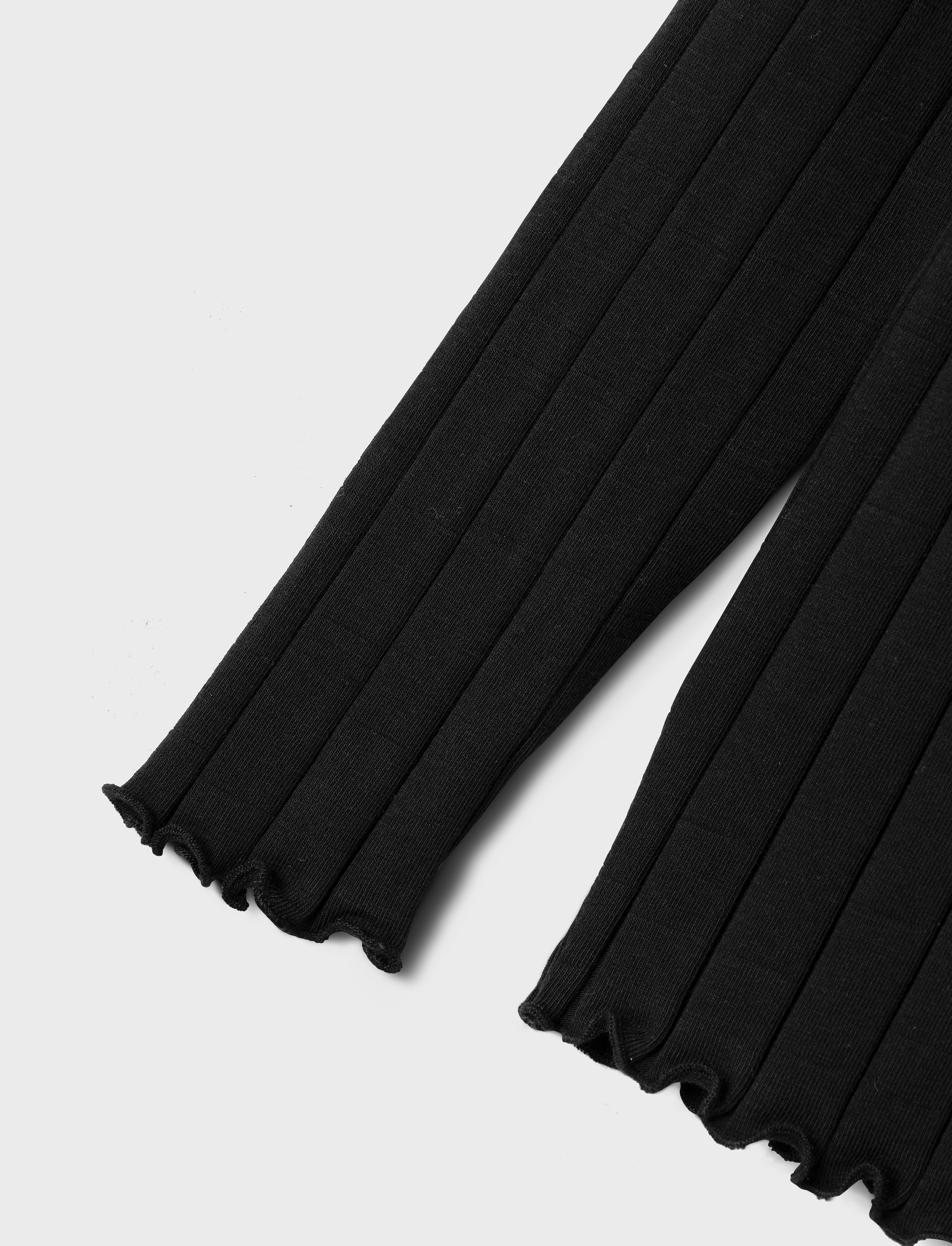 name it - NKFNOLINE LS SLIM TOP NOOS - marškinėliai - black - 3