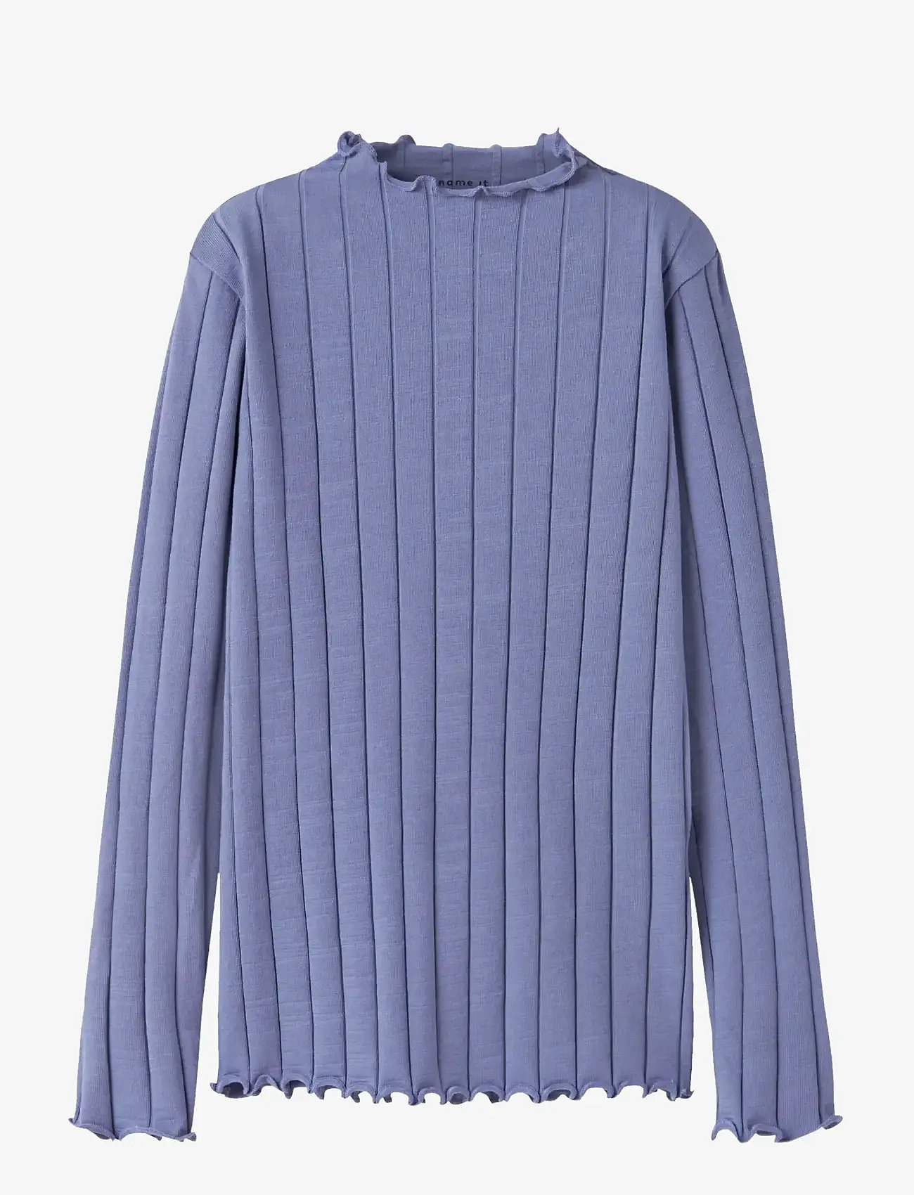 name it - NKFNOLINE LS SLIM TOP NOOS - długi rękaw - blue ice - 1