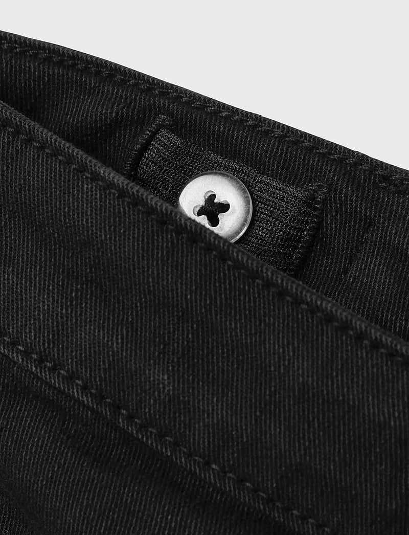 name it - NKFROSE WIDE TWI PANT 1115-TP NOOS - brede jeans - black - 4