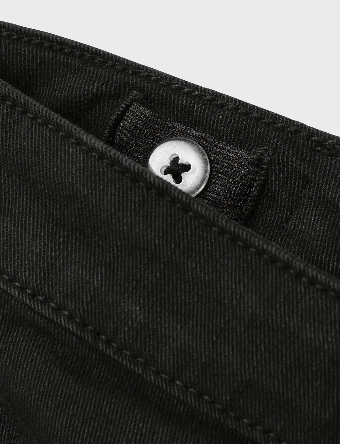 name it - NKFROSE WIDE TWI PANT 1115-TP NOOS - vida jeans - black - 4