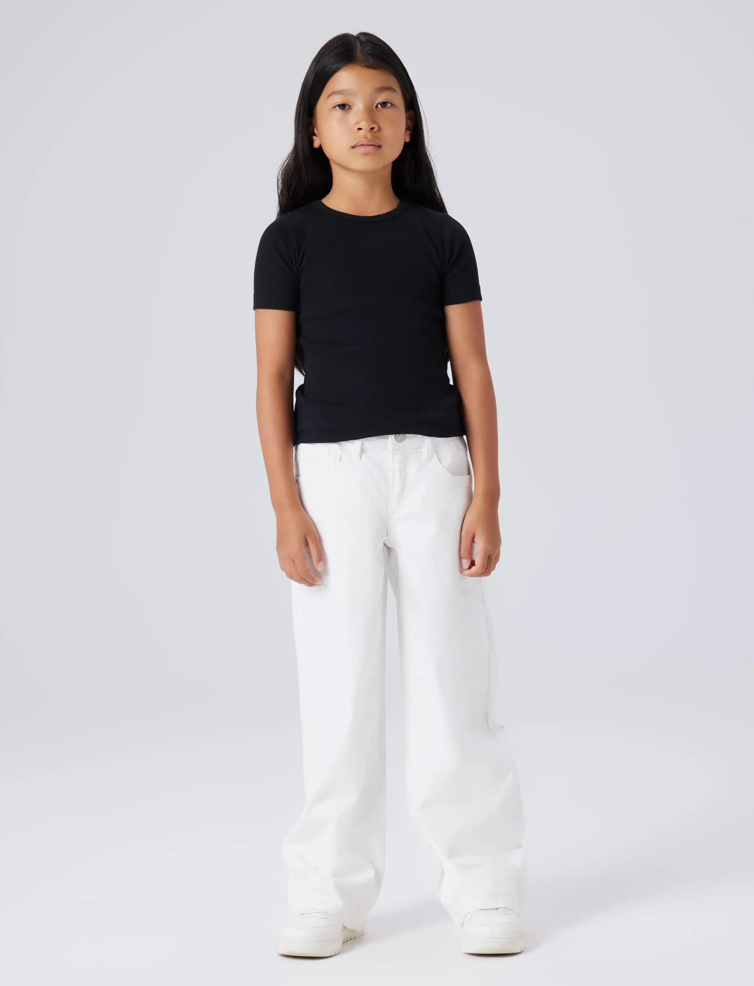 name it NKFROSE WIDE TWI PANT 1115-TP NOOS - Jeans - BRIGHT WHITE / white