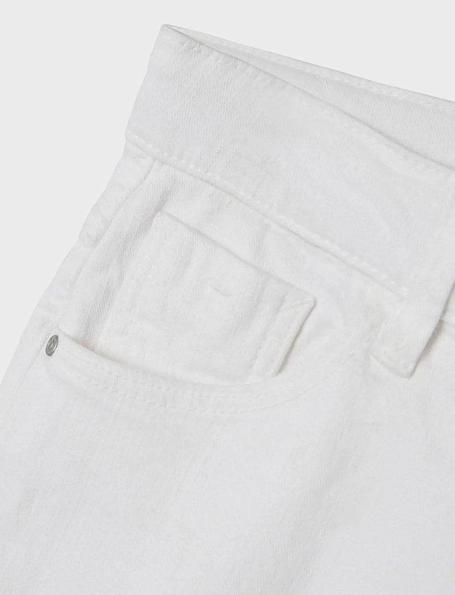 name it - NKFROSE WIDE TWI PANT 1115-TP NOOS - hosen mit weitem bein - bright white - 5