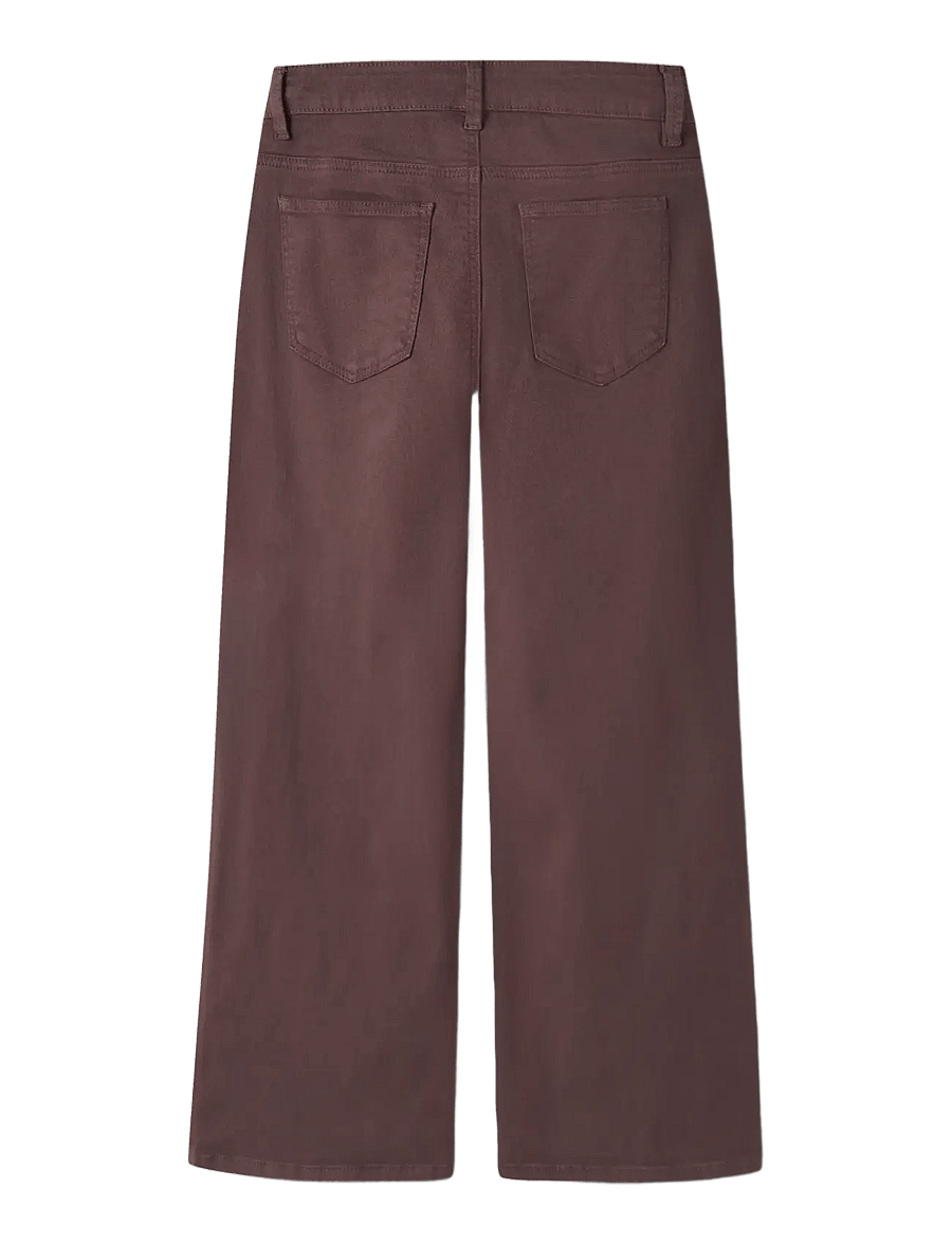 name it - NKFROSE WIDE TWI PANT 1115-TP NOOS - brede jeans - french roast - 1
