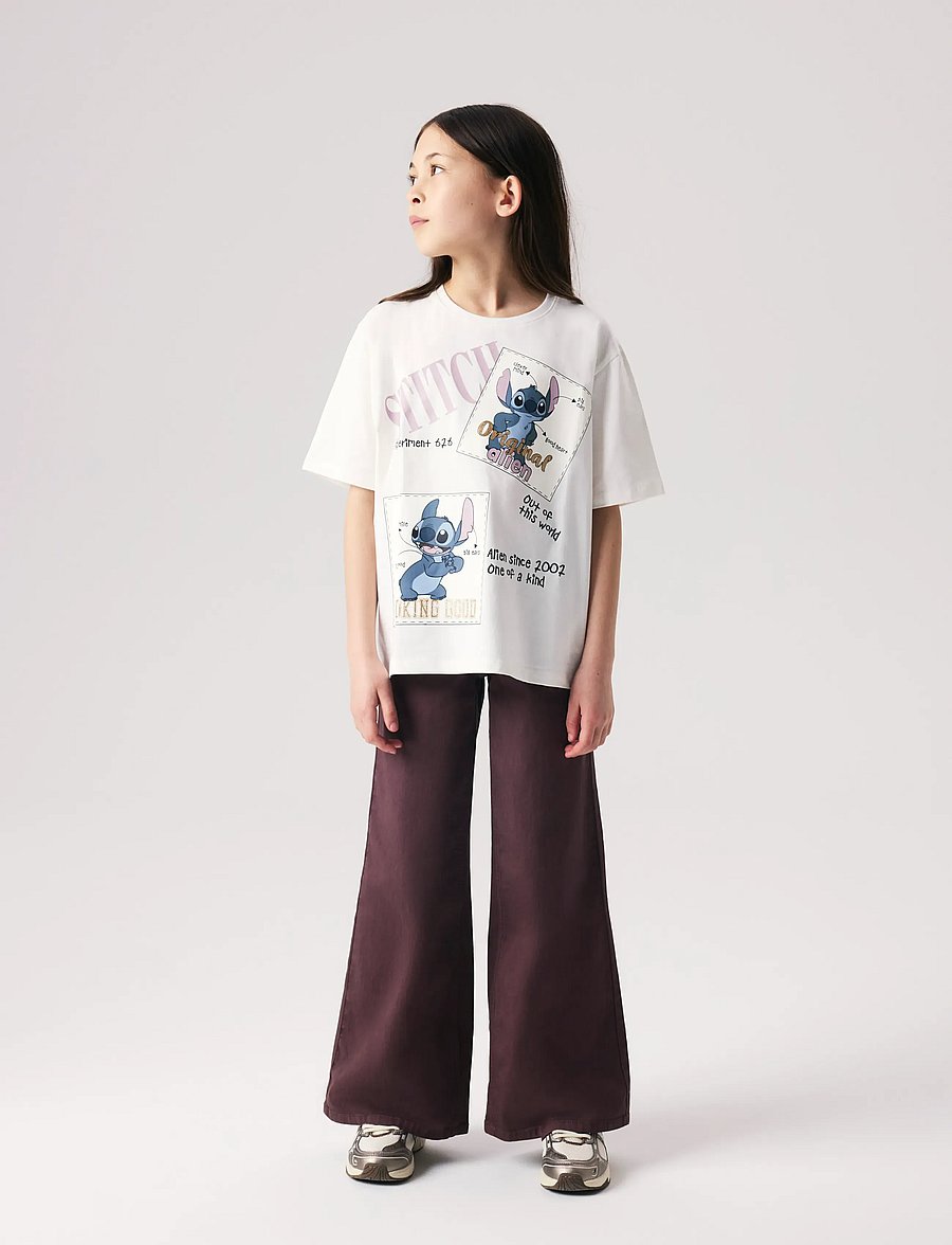 name it - NKFROSE WIDE TWI PANT 1115-TP NOOS - brede jeans - french roast - 3