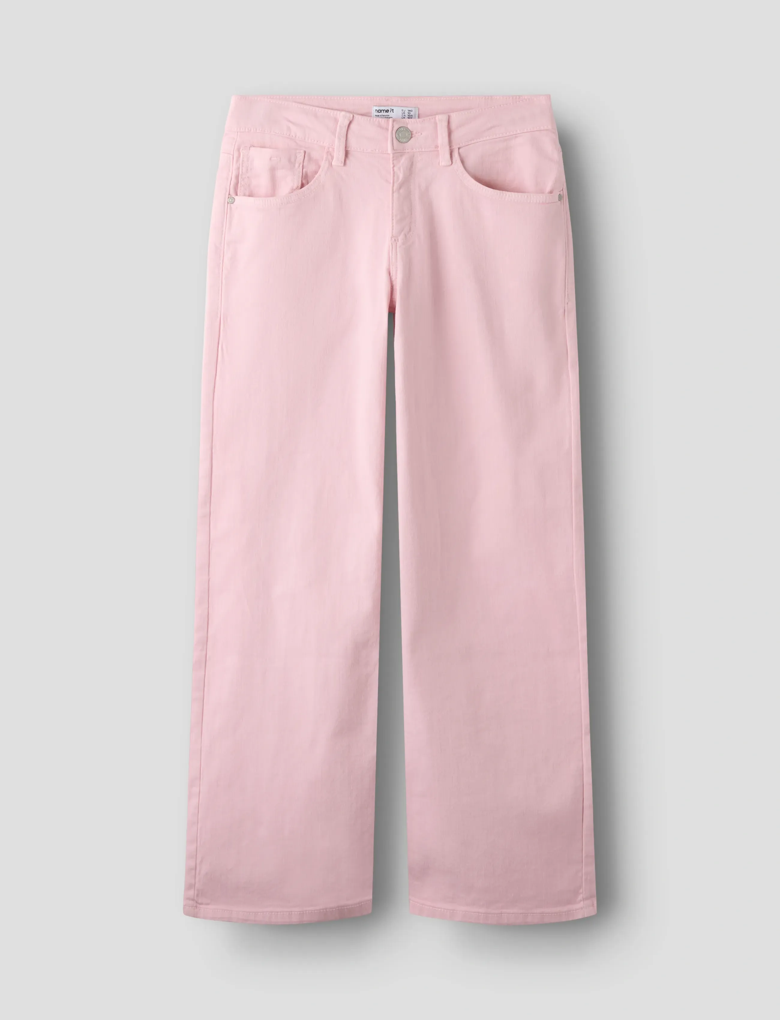 name it - NKFROSE WIDE TWI PANT 1115-TP NOOS - hosen mit weitem bein - pirouette - 0